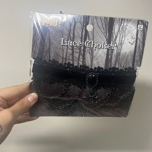 Goth Lace Choker